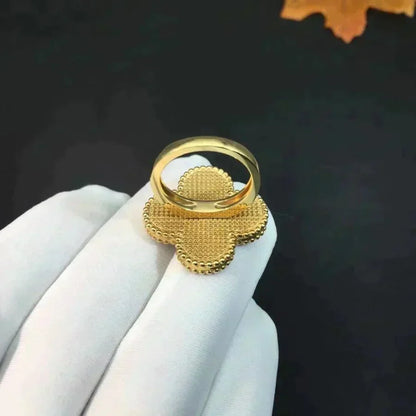 [⭐Clover Jewelry]CLOVER MALACHITE RING