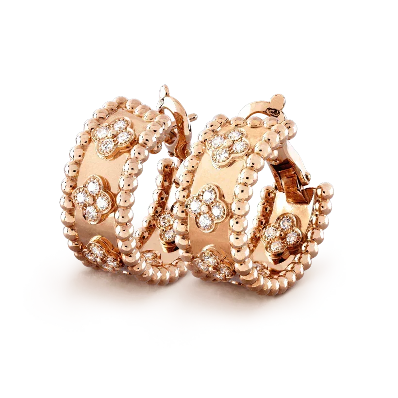 [⭐Clover Jewelry]PERLEE DIAMOND EARRINGS