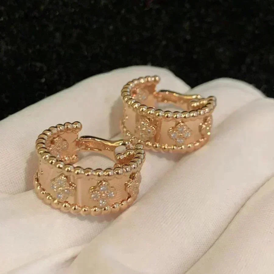 [⭐Clover Jewelry]PERLEE DIAMOND EARRINGS