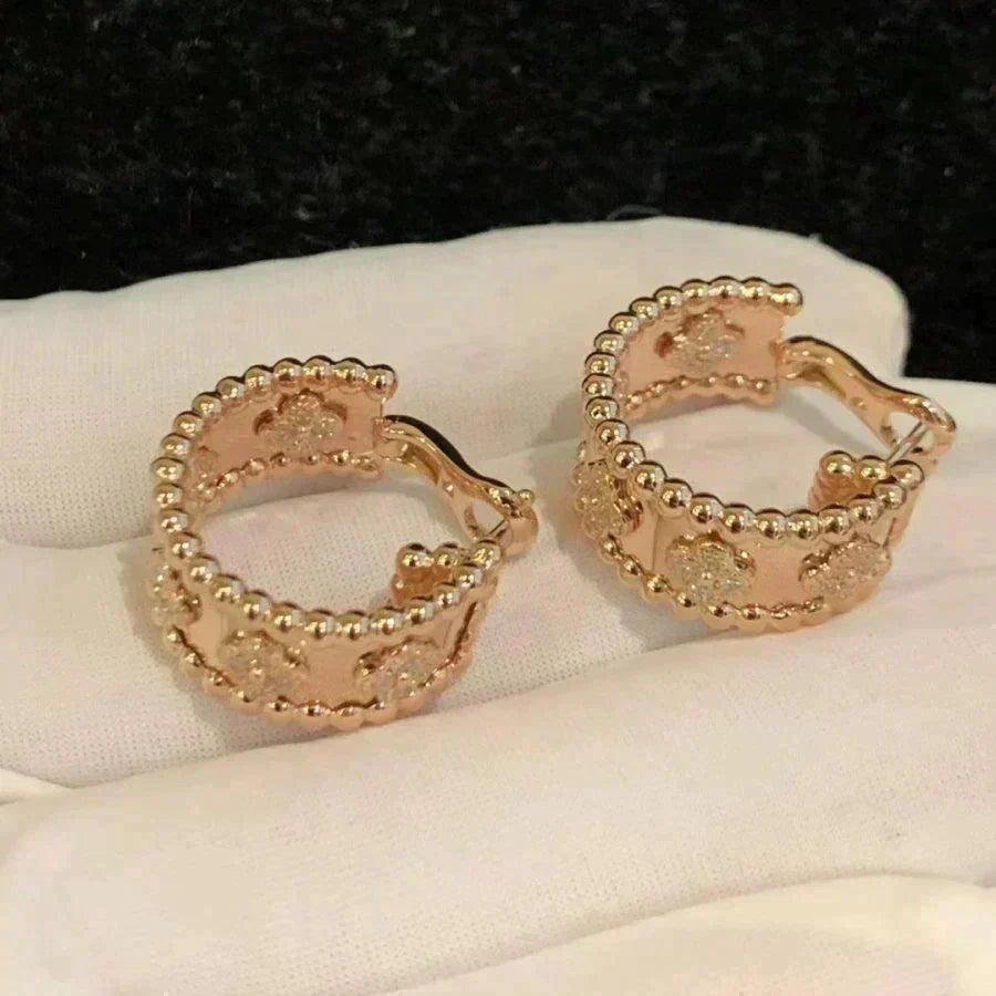 [⭐Clover Jewelry]PERLEE DIAMOND EARRINGS
