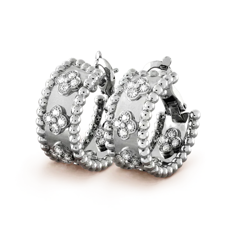 [⭐Clover Jewelry]PERLEE DIAMOND EARRINGS