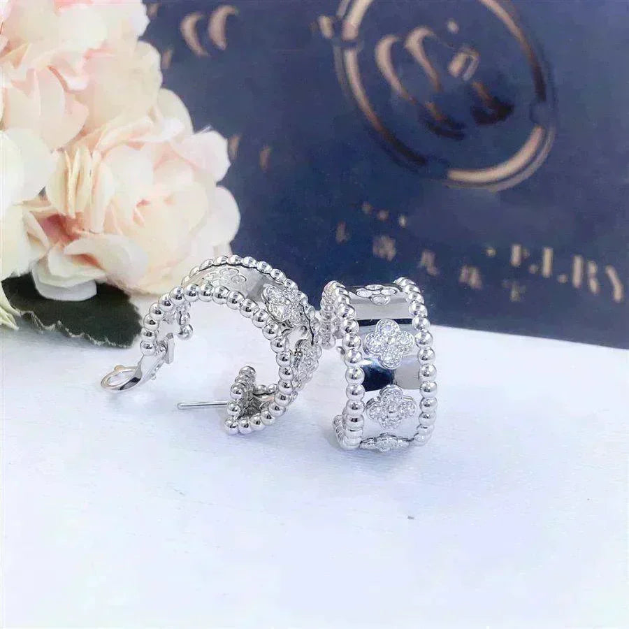 [⭐Clover Jewelry]PERLEE DIAMOND EARRINGS
