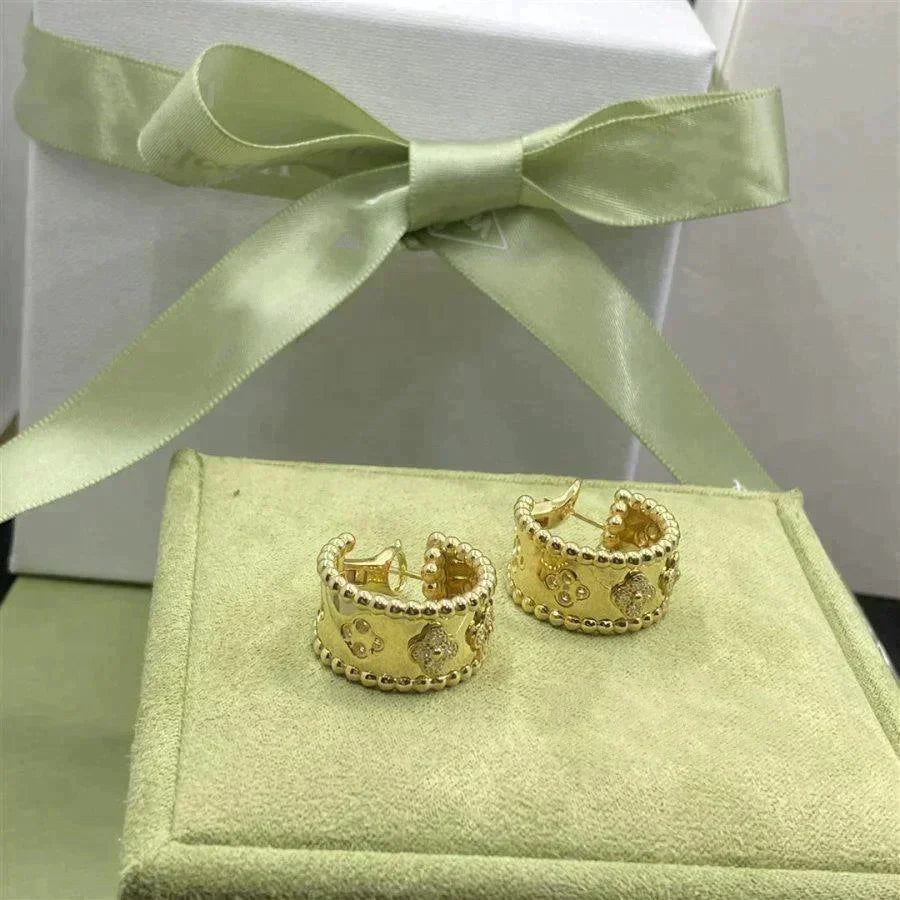 [⭐Clover Jewelry]PERLEE DIAMOND EARRINGS