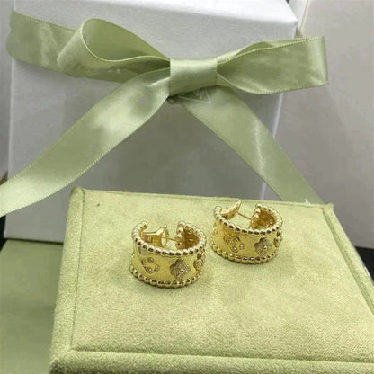 [⭐Clover Jewelry]PERLEE DIAMOND EARRINGS