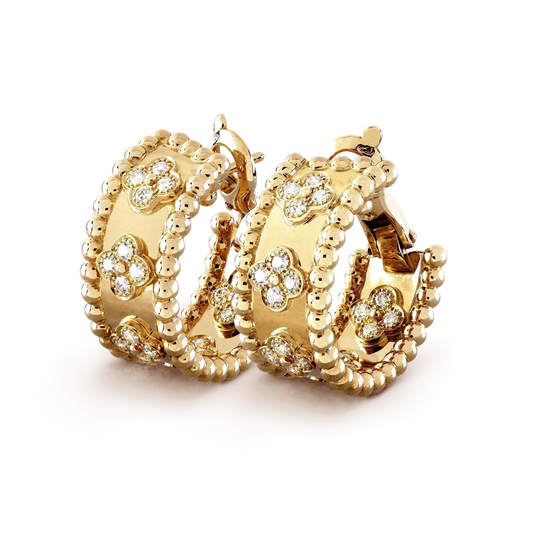 [⭐Clover Jewelry]PERLEE DIAMOND EARRINGS