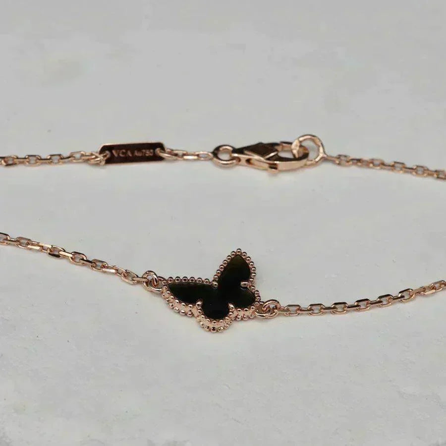 [⭐Clover Jewelry]BUTTERFLY ONYX  BUTTERFLY BRACELET
