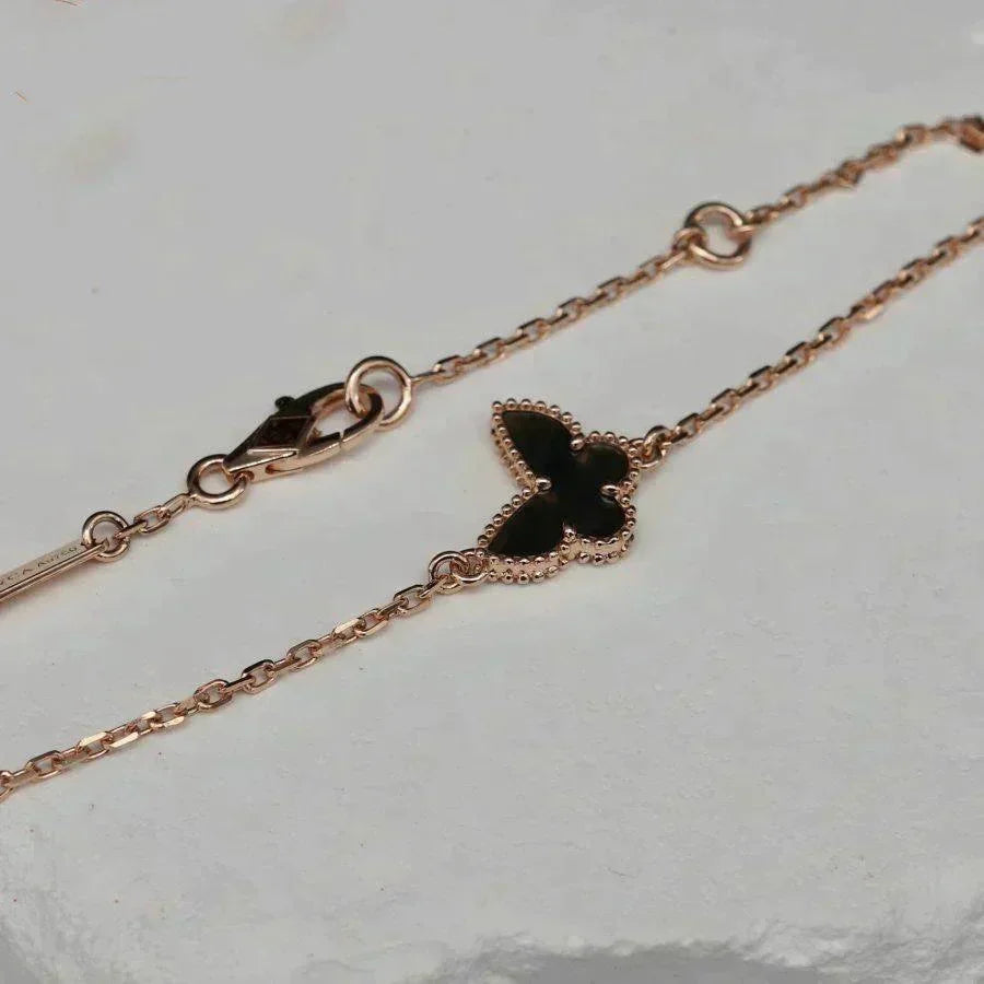 [⭐Clover Jewelry]BUTTERFLY ONYX  BUTTERFLY BRACELET