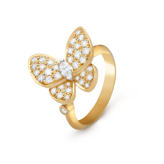 [⭐Clover Jewelry]BUTTERFLY DIAMOND RING