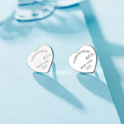 [Clover Jewelry]RETURN TO TIF LOVE SILVER EARRINGS