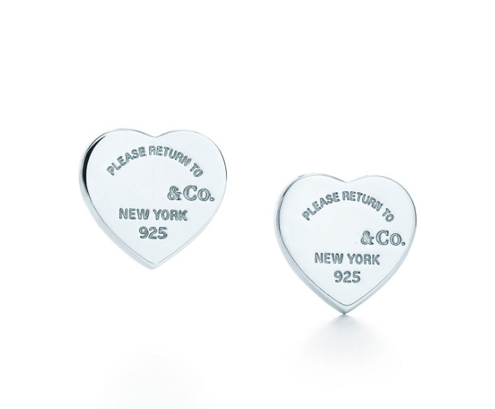 [Clover Jewelry]RETURN TO TIF LOVE SILVER EARRINGS