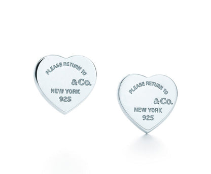 [Clover Jewelry]RETURN TO TIF LOVE SILVER EARRINGS