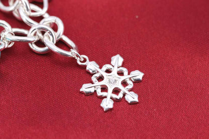 [Clover Jewelry]CHRISTMAS SILVER BRACELET