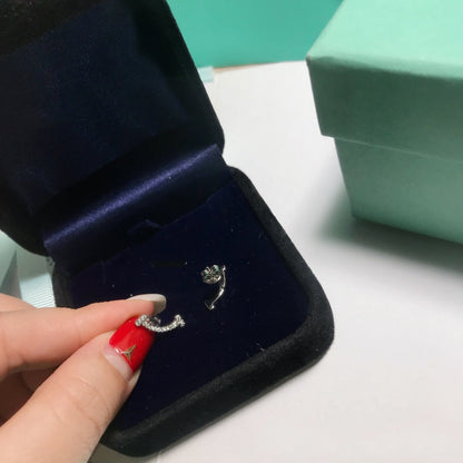 [Clover Jewelry]SMILE DIAMOND EARRINGS