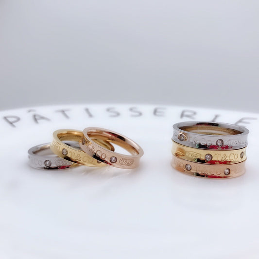 [Clover Jewelry]DOUBLE DIAMOND RING