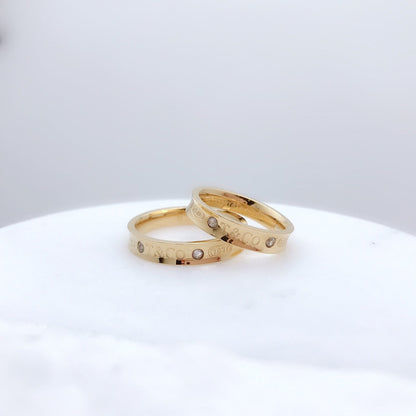[Clover Jewelry]DOUBLE DIAMOND RING