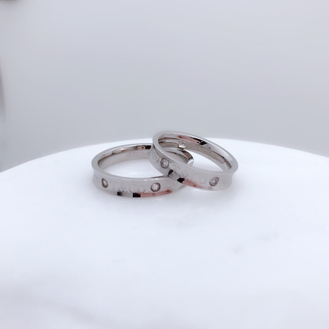 [Clover Jewelry]DOUBLE DIAMOND RING