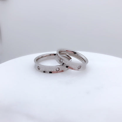 [Clover Jewelry]DOUBLE DIAMOND RING