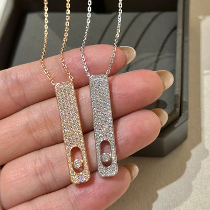 [⭐Clover Jewelry]MY FIRST DIAMOND PAVED NECKLACE