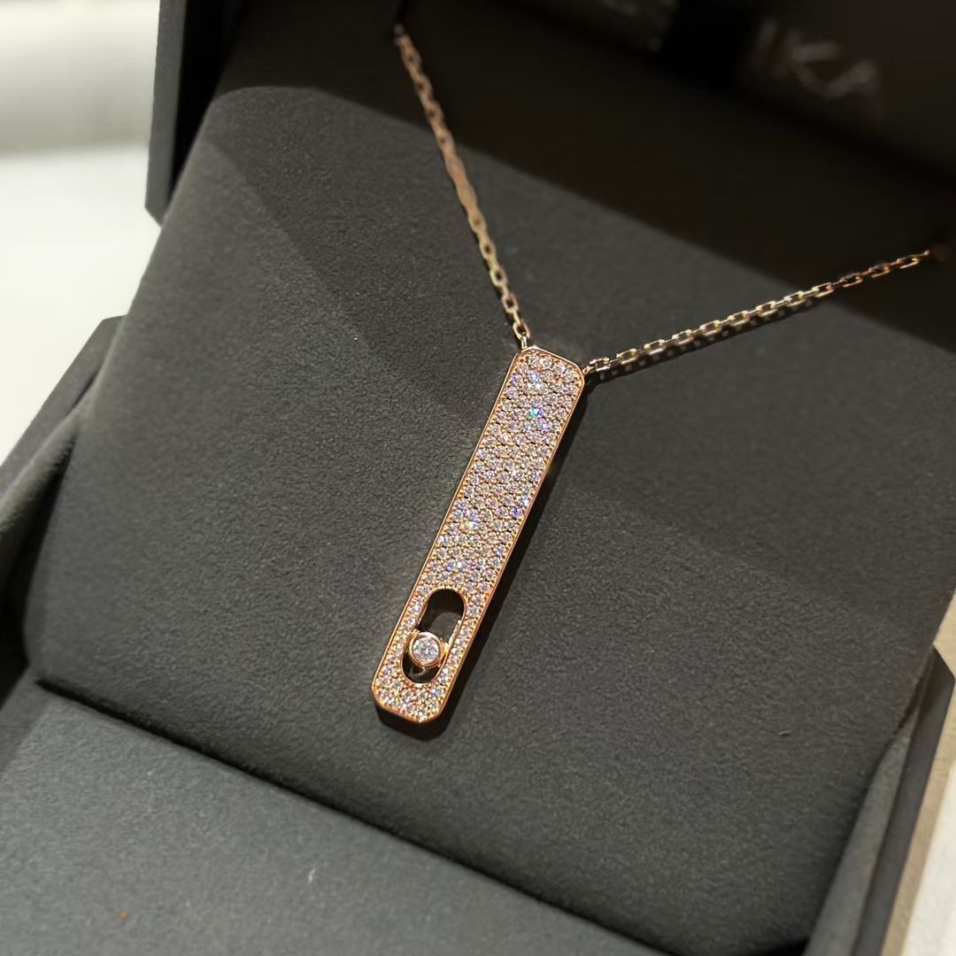 [⭐Clover Jewelry]MY FIRST DIAMOND PAVED NECKLACE