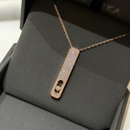 [⭐Clover Jewelry]MY FIRST DIAMOND PAVED NECKLACE