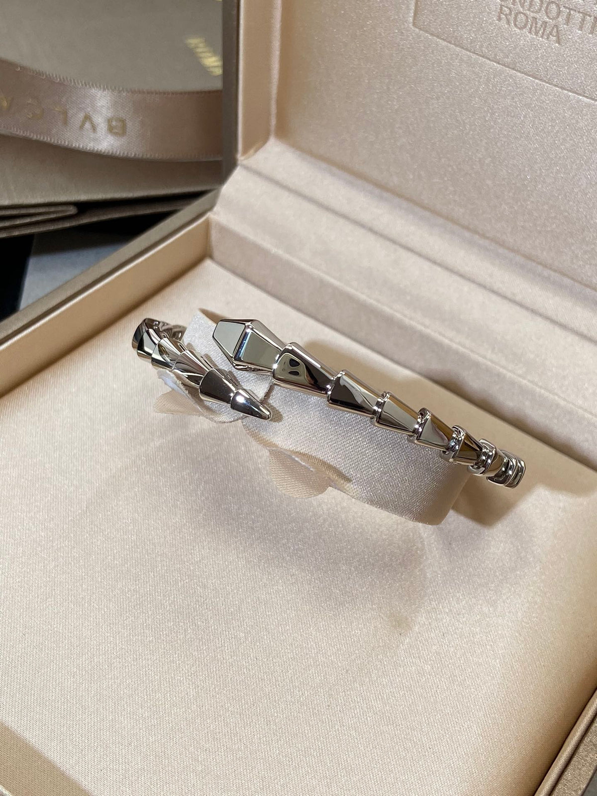 [⭐Clover Jewelry]SERPENTI VIPER SILVER BRACELET