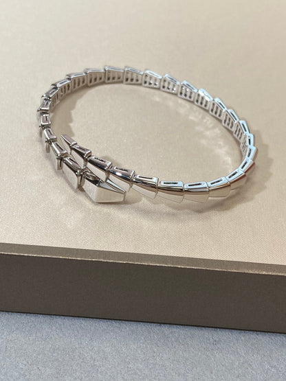 [⭐Clover Jewelry]SERPENTI VIPER SILVER BRACELET