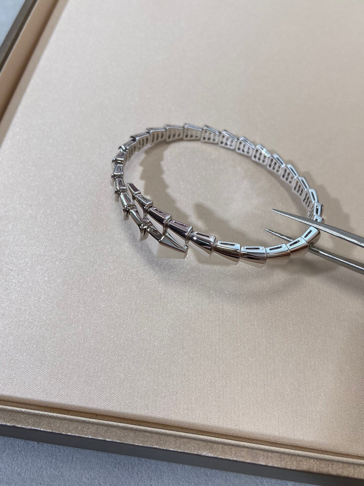 [⭐Clover Jewelry]SERPENTI VIPER SILVER BRACELET
