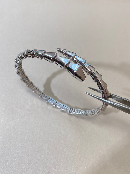 [⭐Clover Jewelry]SERPENTI VIPER SILVER BRACELET