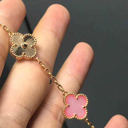 [⭐Clover Jewelry] CLOVER 5 MOTIFS  PINK MOP BRACELET COLLECTION