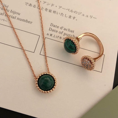 [⭐Clover Jewelry]PERLEE COULEURS DIAMOND ROSE GOLD BETWEEN THE FINGER RING