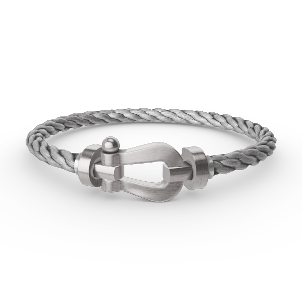 [⭐Clover Jewelry]FORCE LARGE HORSESHOE NO DIAMOND BRACELET SILVER