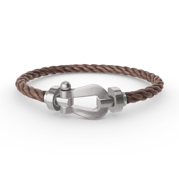 [⭐Clover Jewelry]FORCE LARGE HORSESHOE NO DIAMOND BRACELET SILVER