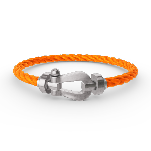 [⭐Clover Jewelry]FORCE LARGE HORSESHOE NO DIAMOND BRACELET SILVER