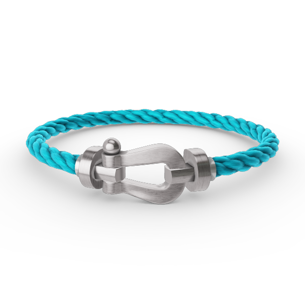 [⭐Clover Jewelry]FORCE LARGE HORSESHOE NO DIAMOND BRACELET SILVER