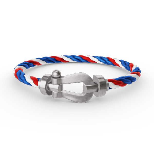 [⭐Clover Jewelry]FORCE LARGE HORSESHOE NO DIAMOND BRACELET SILVER