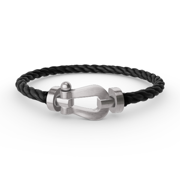 [⭐Clover Jewelry]FORCE LARGE HORSESHOE NO DIAMOND BRACELET SILVER