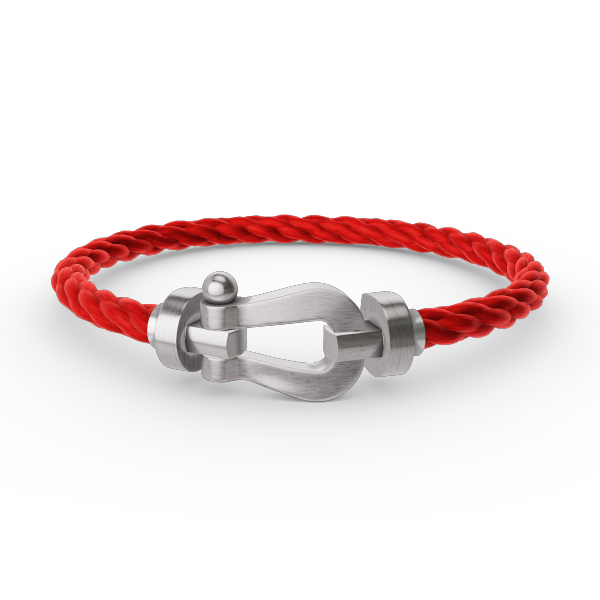 [⭐Clover Jewelry]FORCE LARGE HORSESHOE NO DIAMOND BRACELET SILVER