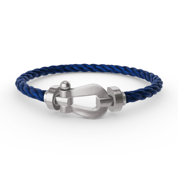 [⭐Clover Jewelry]FORCE LARGE HORSESHOE NO DIAMOND BRACELET SILVER