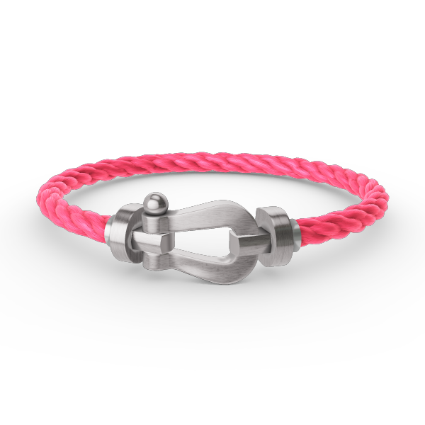[⭐Clover Jewelry]FORCE LARGE HORSESHOE NO DIAMOND BRACELET SILVER
