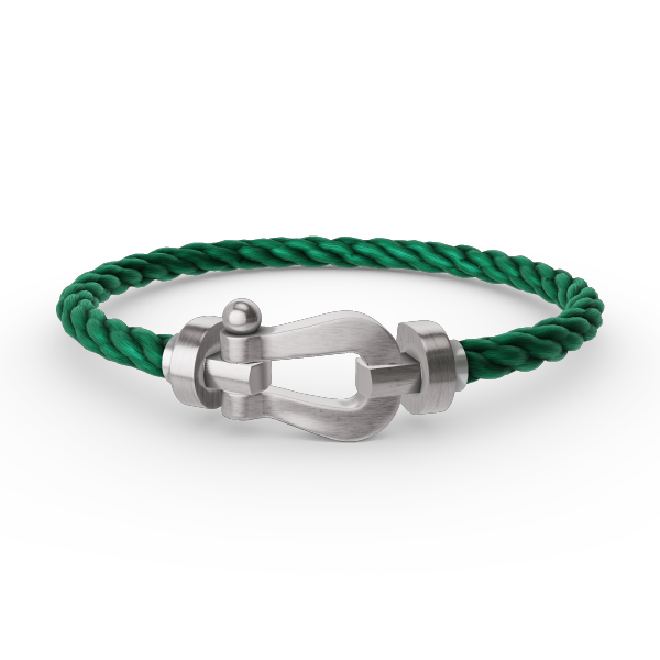 [⭐Clover Jewelry]FORCE LARGE HORSESHOE NO DIAMOND BRACELET SILVER