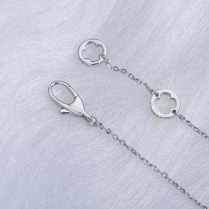 [⭐Clover Jewelry]FIOREVER NECKLACE DIAMOND CENTER