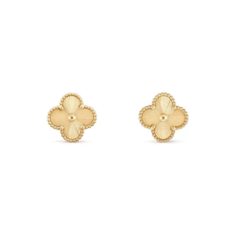 [⭐Clover Jewelry]CLOVER MEDIUM 1 MOTIFS LASER EARRINGS
