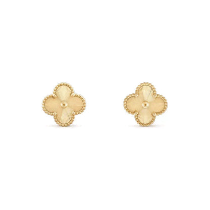 [⭐Clover Jewelry]CLOVER MEDIUM 1 MOTIFS LASER EARRINGS