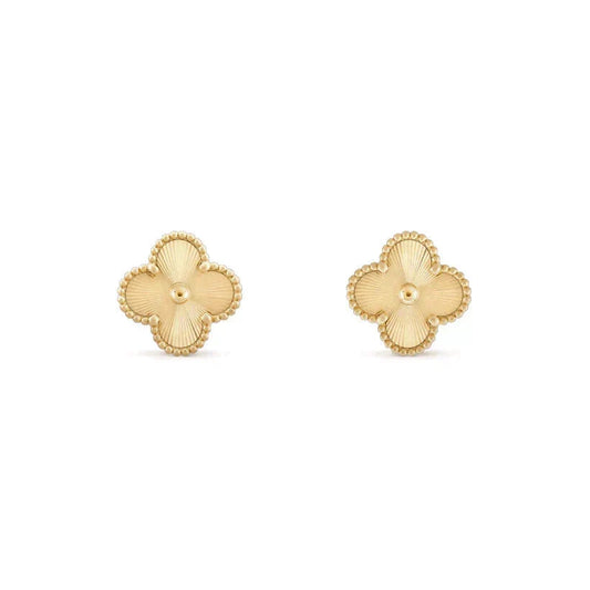 [⭐Clover Jewelry]CLOVER MEDIUM 1 MOTIFS LASER EARRINGS
