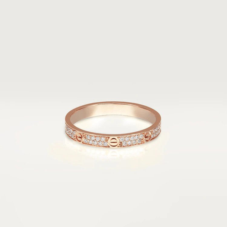 [⭐Clover Jewelry]LOVE RING 2.65MM DIAMOND