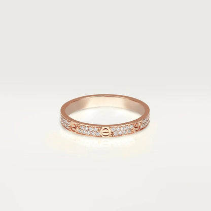 [⭐Clover Jewelry]LOVE RING 2.65MM DIAMOND