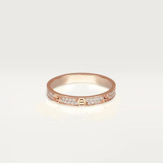 [⭐Clover Jewelry]LOVE RING 2.65MM DIAMOND