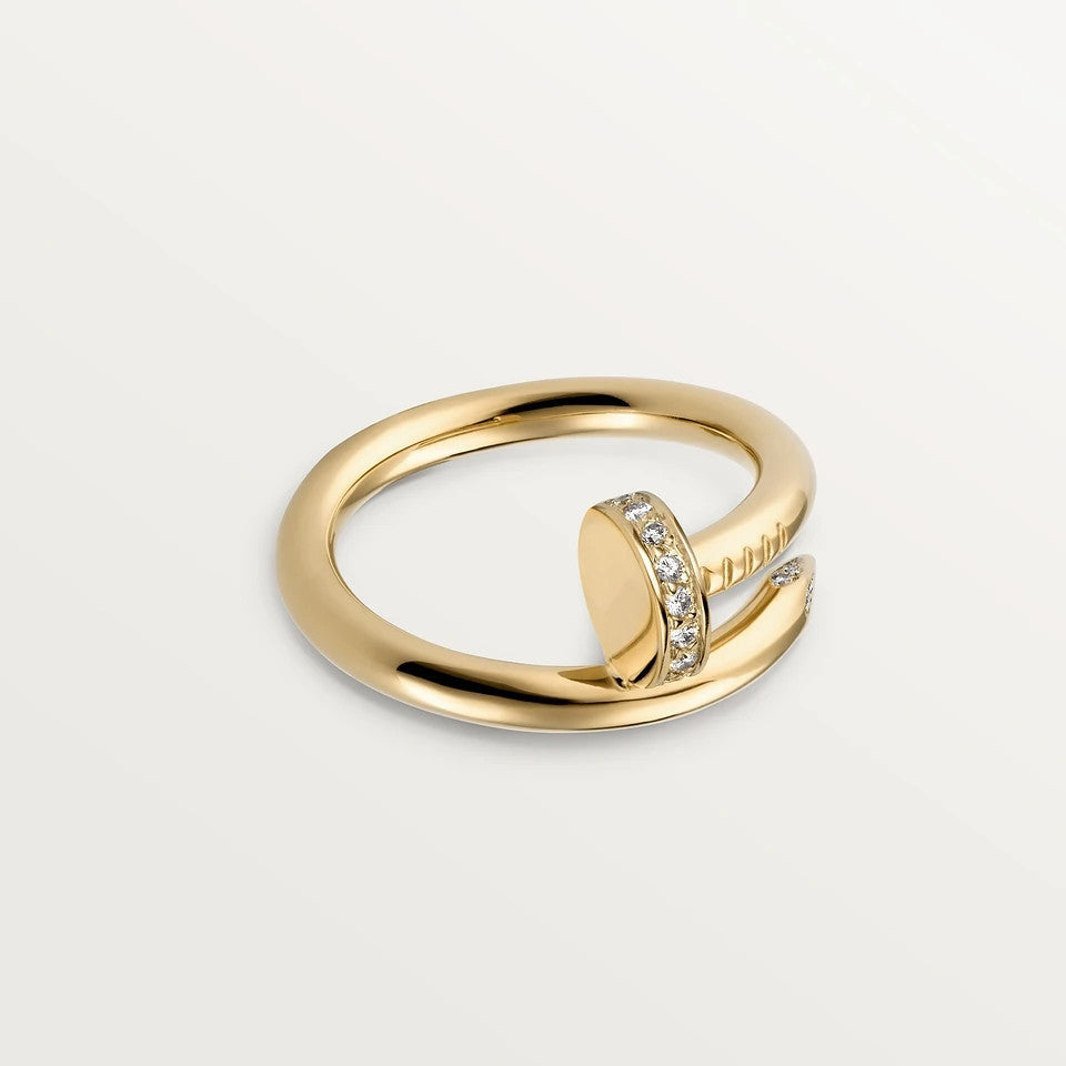 [⭐Clover Jewelry]JUSTE RING 2.65MM GOLD DIAMOND