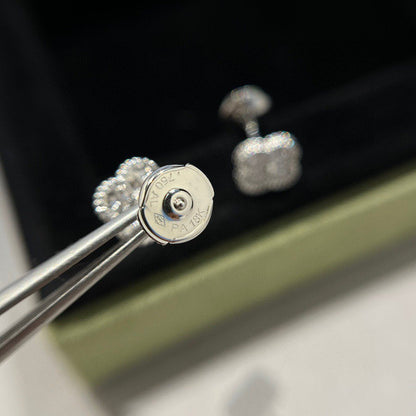 [⭐Clover Jewelry]CLOVER MINI DIAMOND STUD EARRINGS