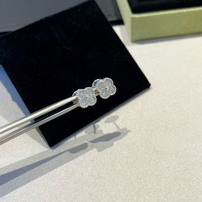 [⭐Clover Jewelry]CLOVER MINI DIAMOND STUD EARRINGS